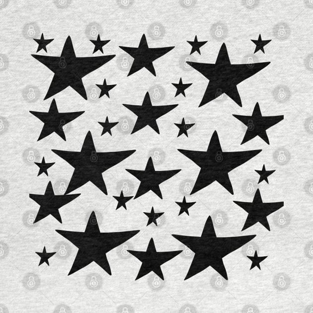 Black stars pattern by BlackMeme94